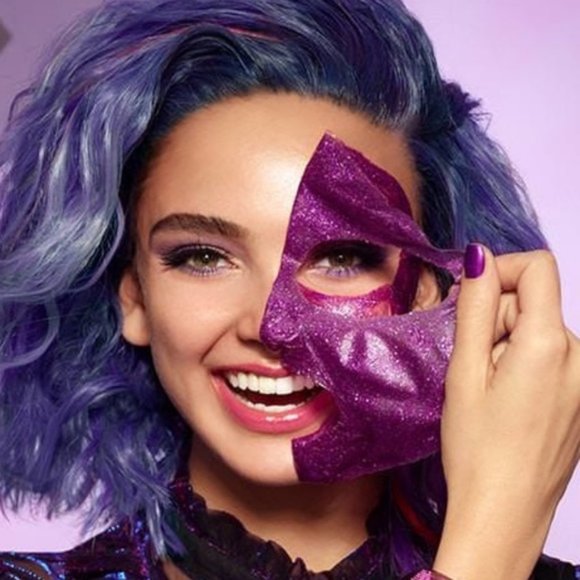 🆕 NWOB 💜 GLAMGLOW GravityMud Purple Glitter Mask - Picture 3 of 7